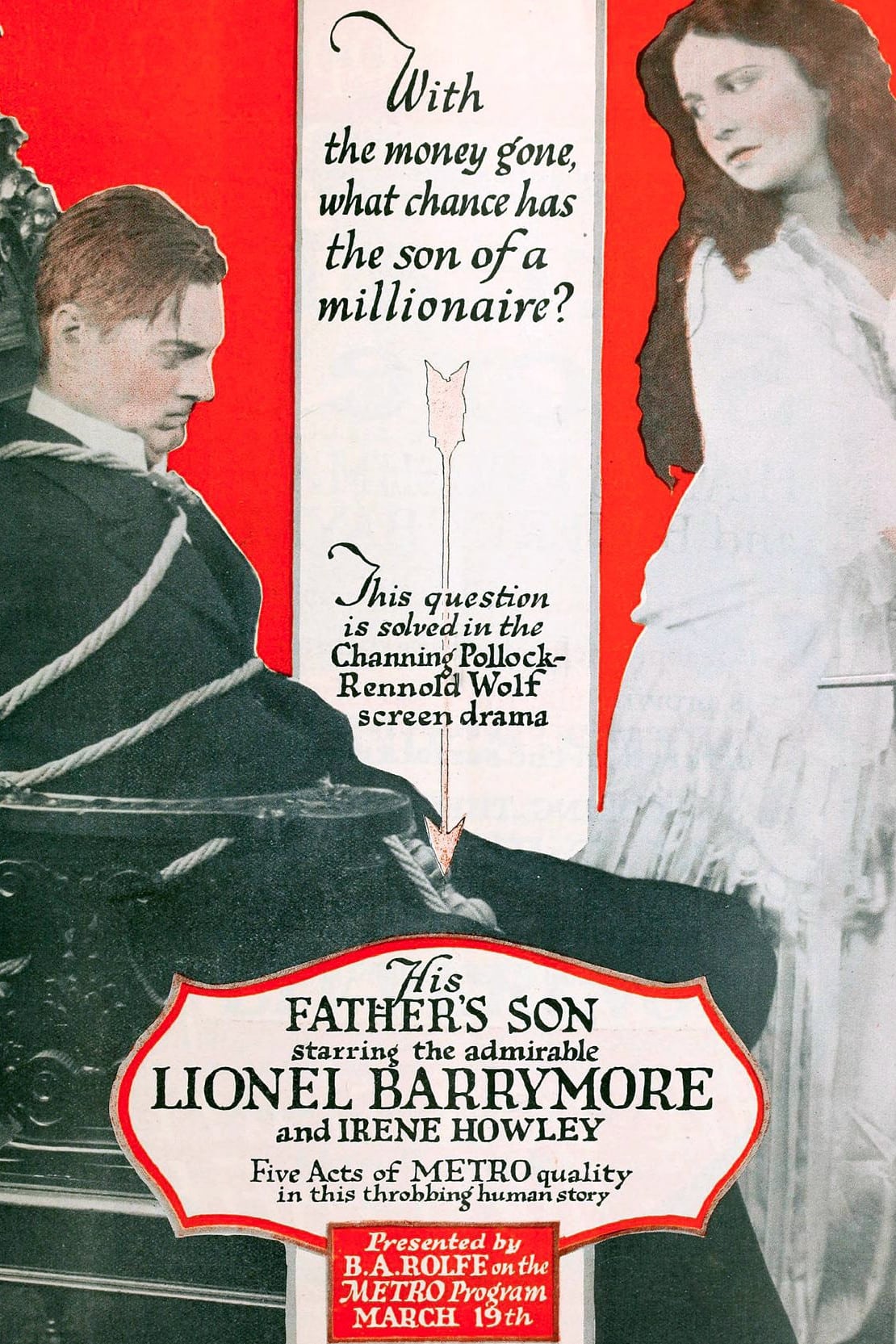His Father's Son (1917) постер