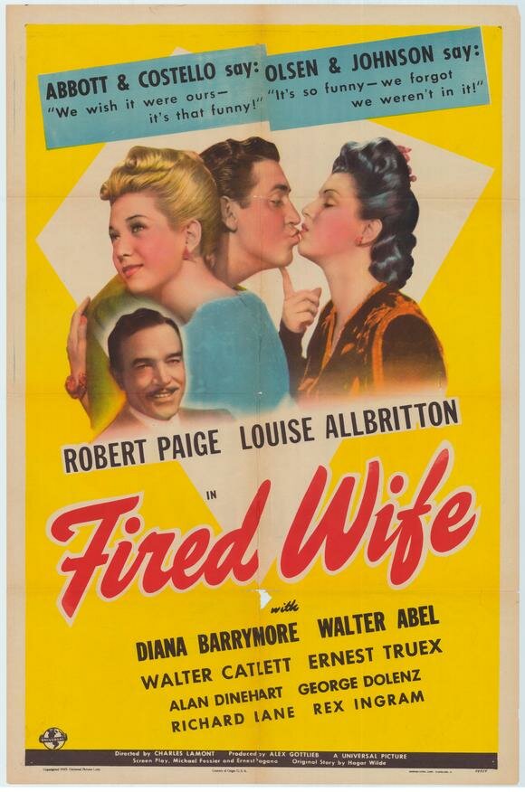 Уволенная жена (1943) постер
