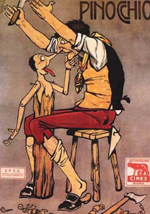Пиноккио (1911) постер