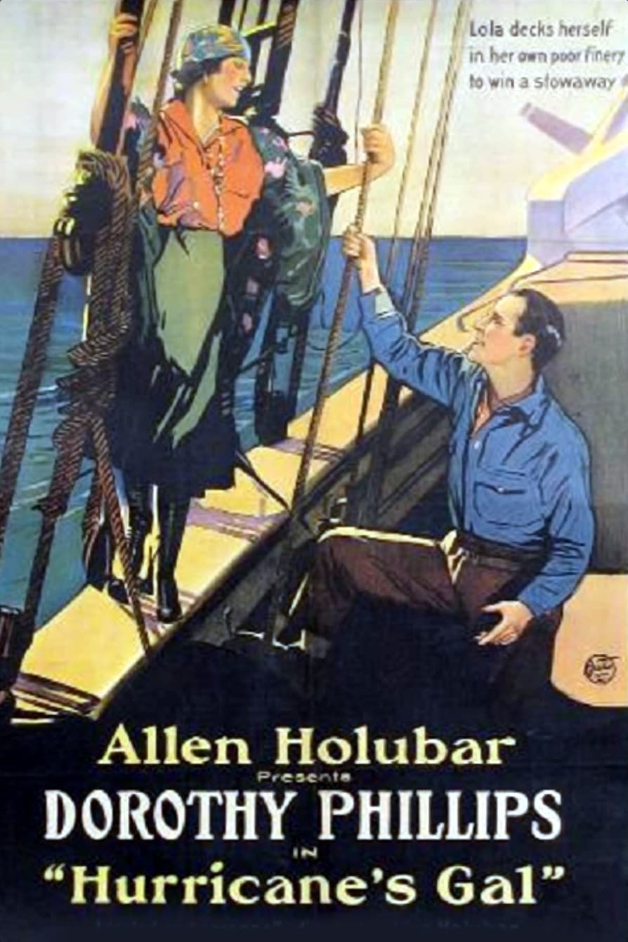 Девушка урагана (1922) постер