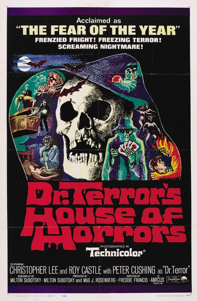 Дом ужасов доктора Террора (1965) постер