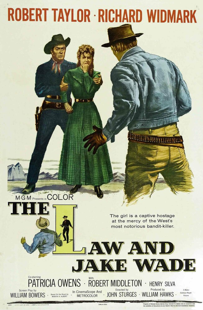 Закон и Джейк Уэйд (1958) постер