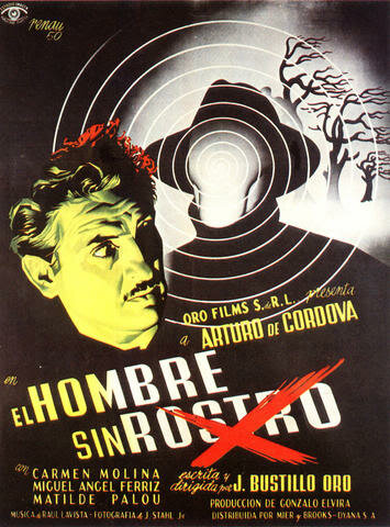 El hombre sin rostro (1950) постер