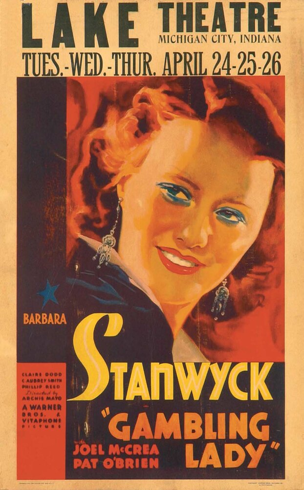 Леди-игрок (1934) постер