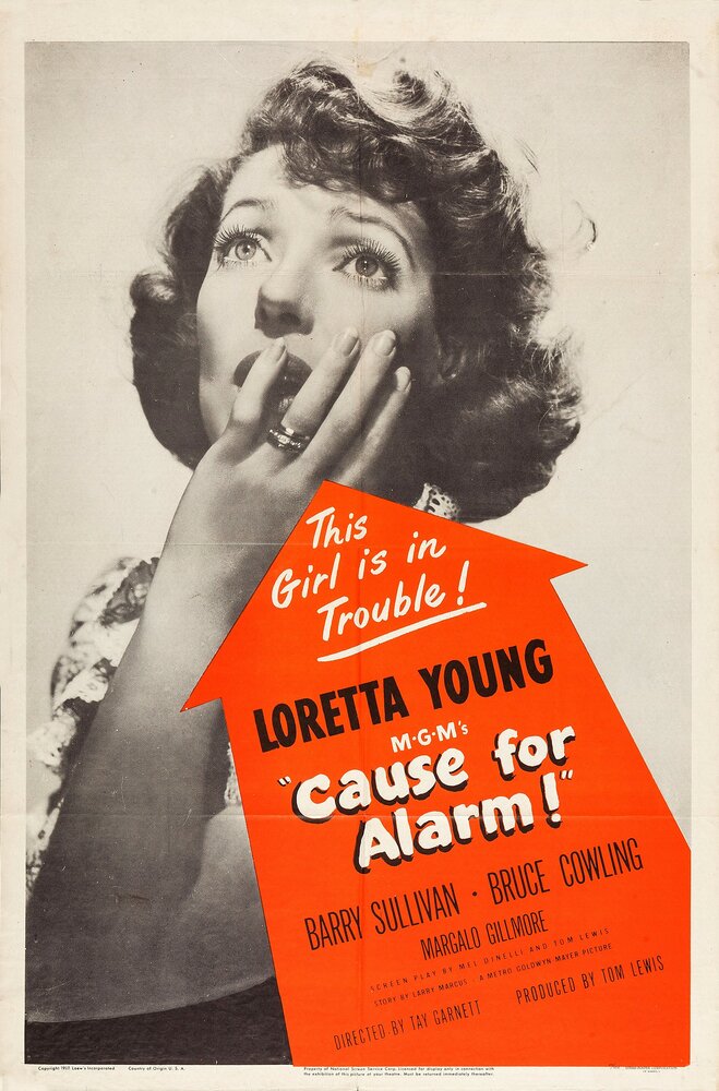 Причина для тревоги (1951) постер