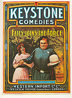 Фатти вступает в полицию (1913) постер