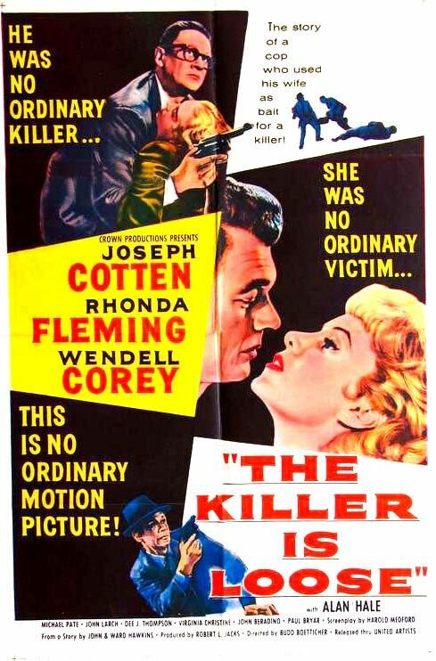 Убийца на свободе (1956) постер