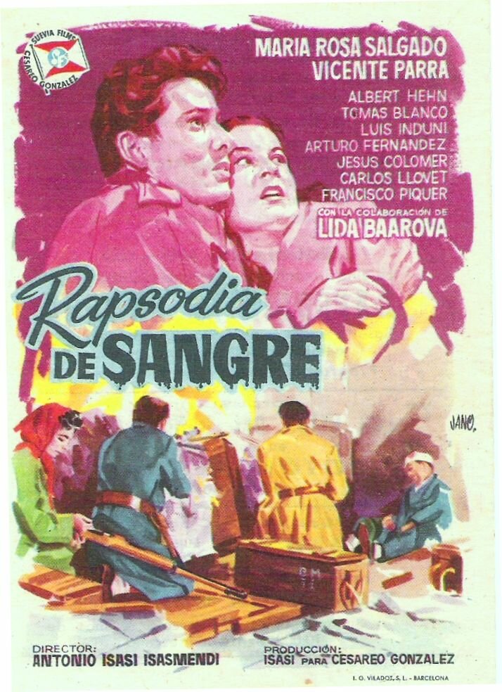 Rapsodia de sangre (1958) постер