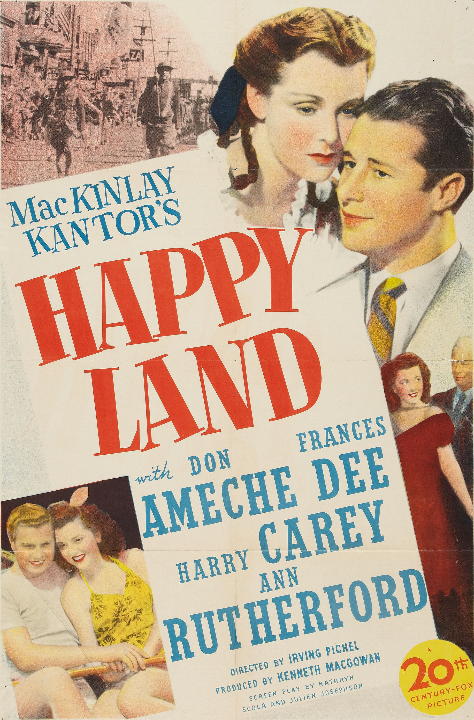 Счастливая земля (1943) постер