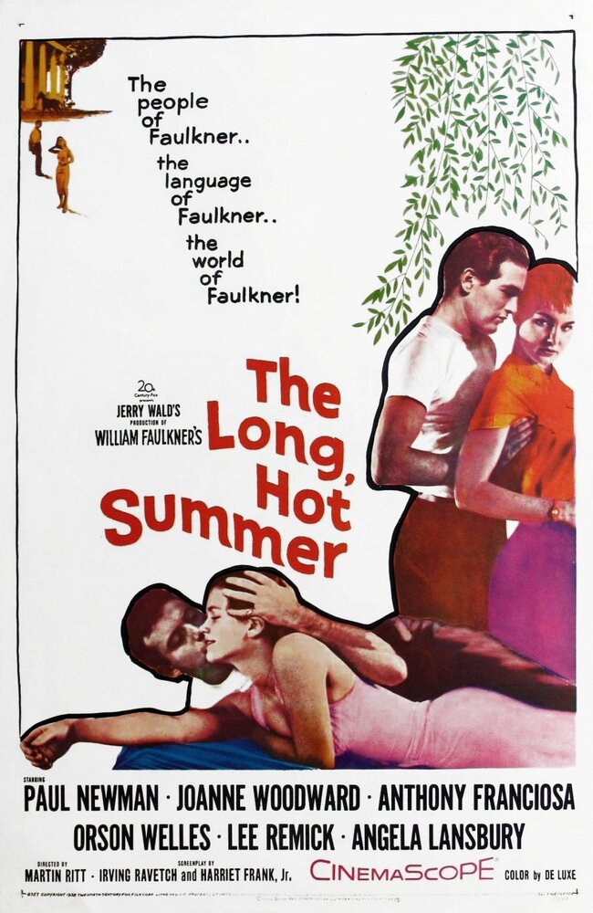 Долгое жаркое лето (1958) постер