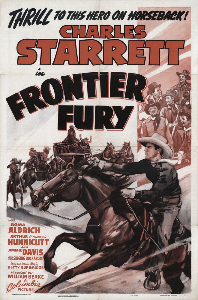 Frontier Fury (1943) постер