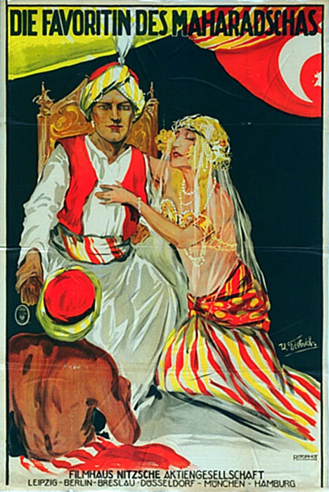 Maharadjahens yndlingshustru I (1917) постер