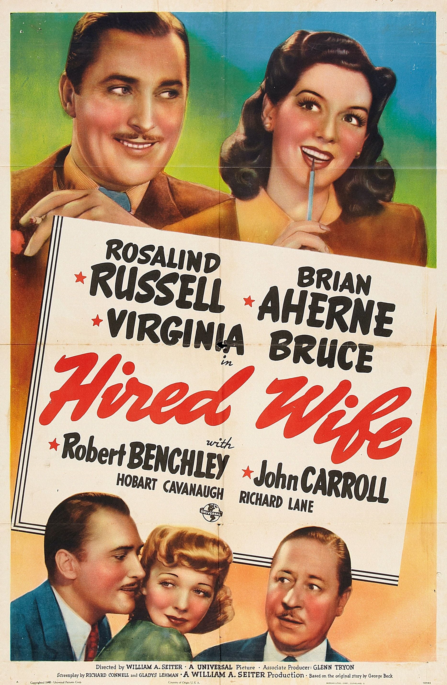 Hired Wife (1940) постер