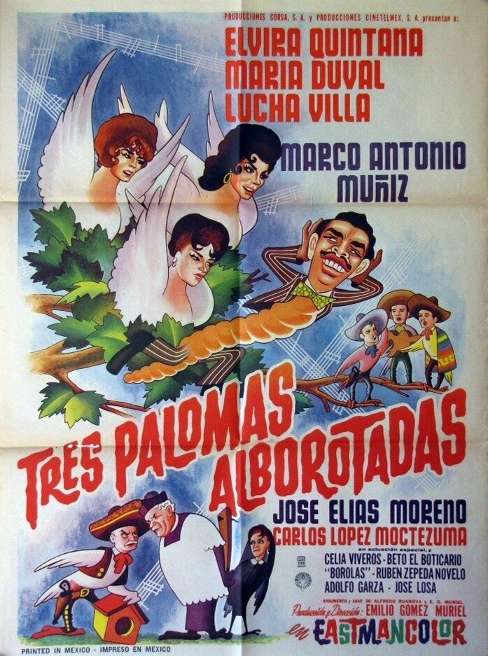 Tres palomas alborotadas (1963) постер