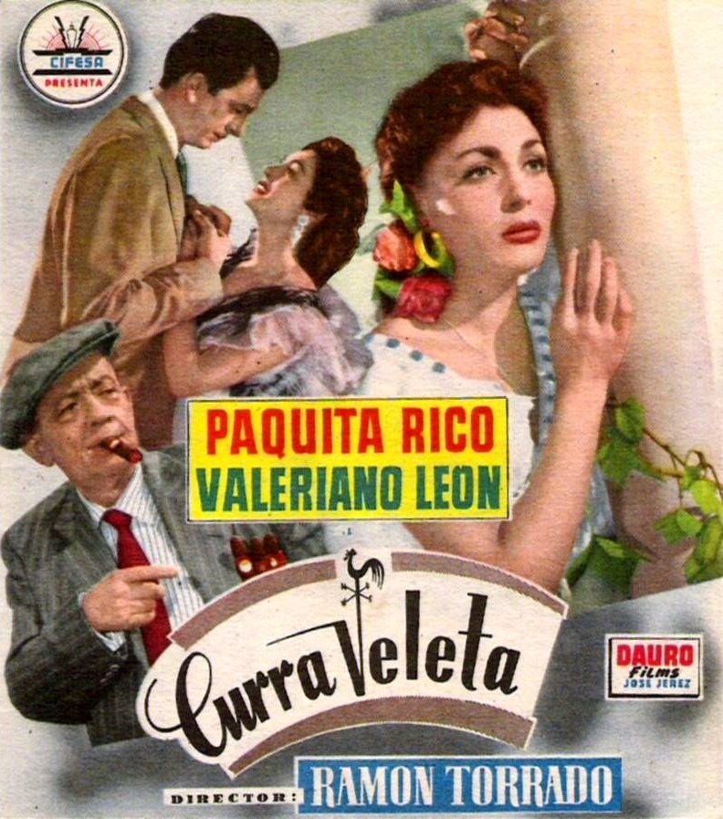 Curra Veleta (1956) постер
