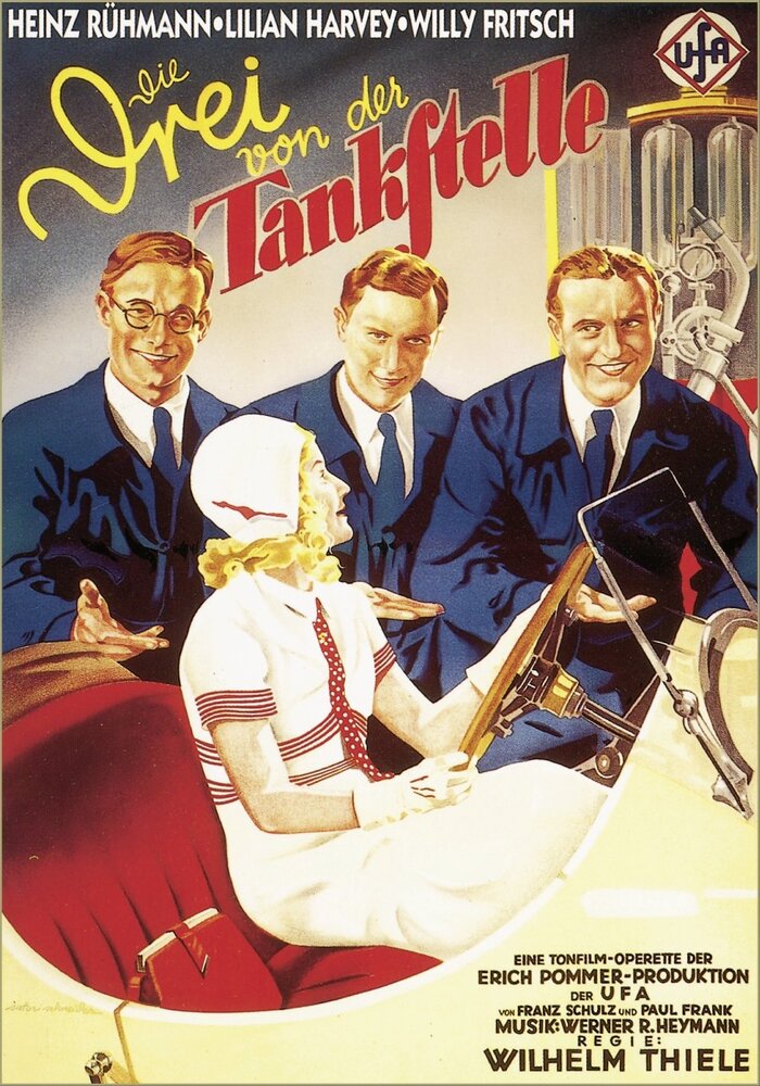 Трое с бензоколонки (1930) постер