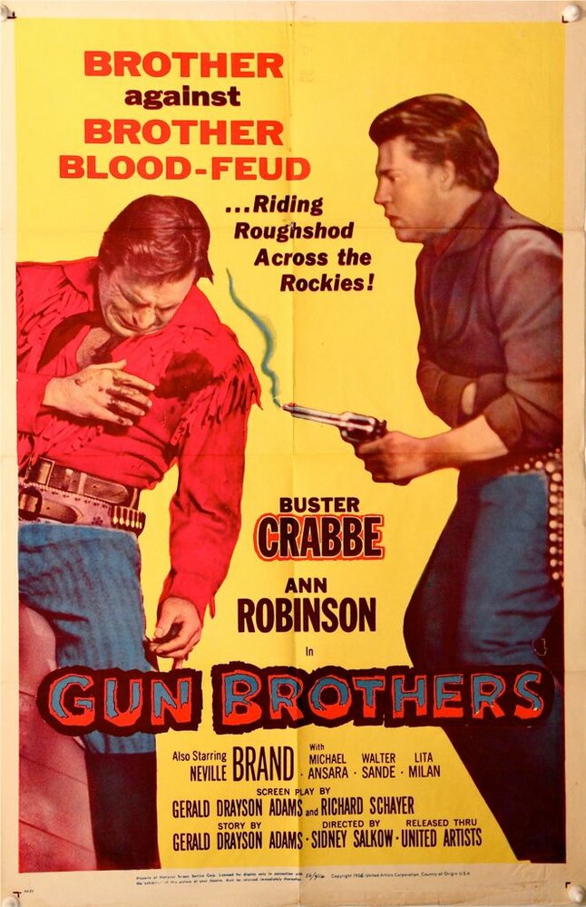 Gun Brothers (1956) постер