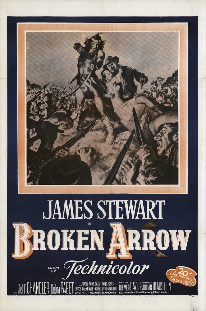 Сломанная стрела (1950) постер