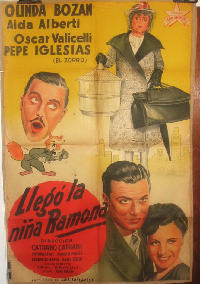 Llegó la niña Ramona (1945) постер
