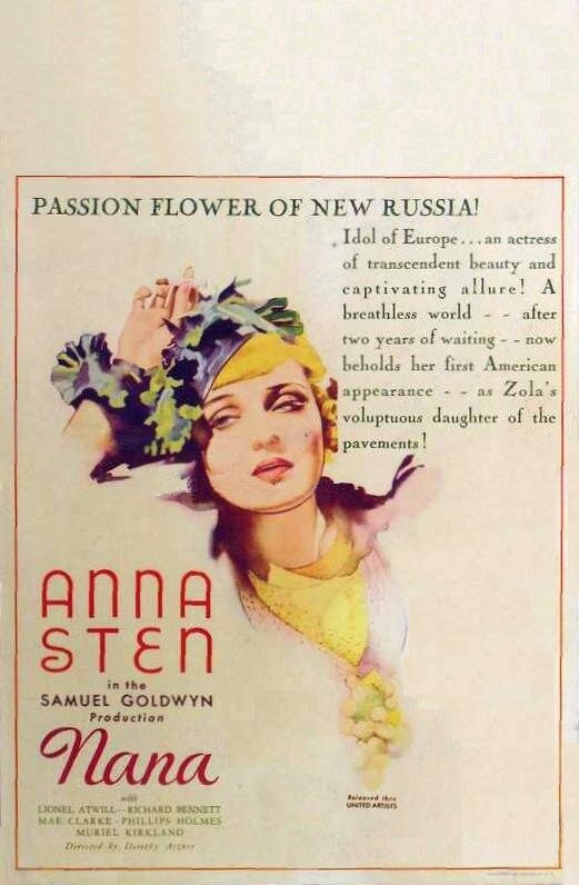 Нана (1934) постер