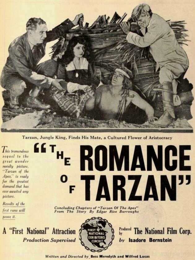 Похождения Тарзана (1918) постер