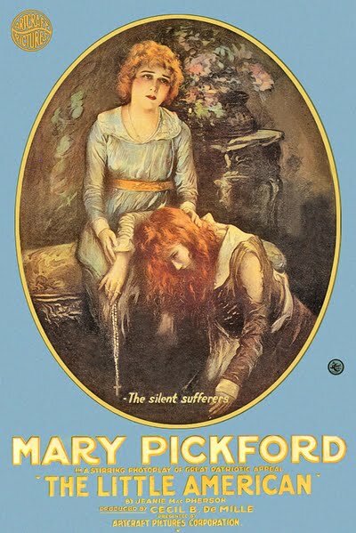 Маленькая американка (1917) постер