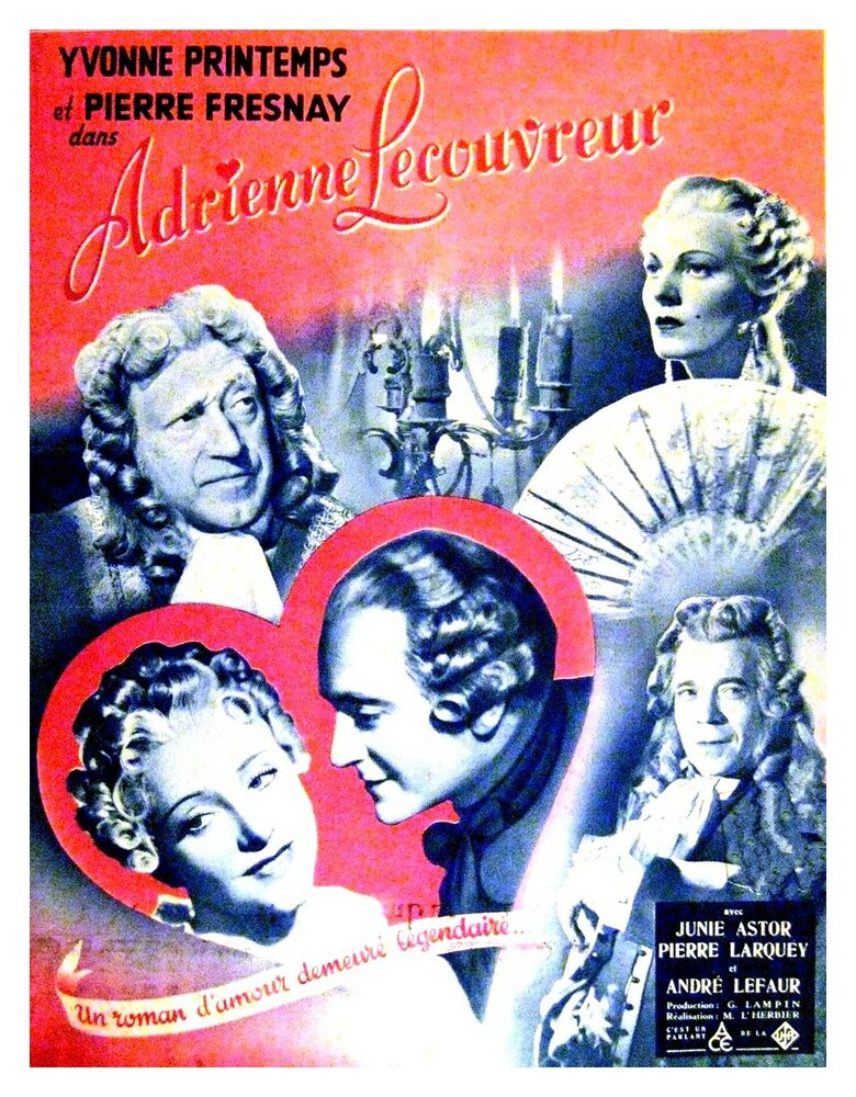 Адриен Лекуврер (1938) постер