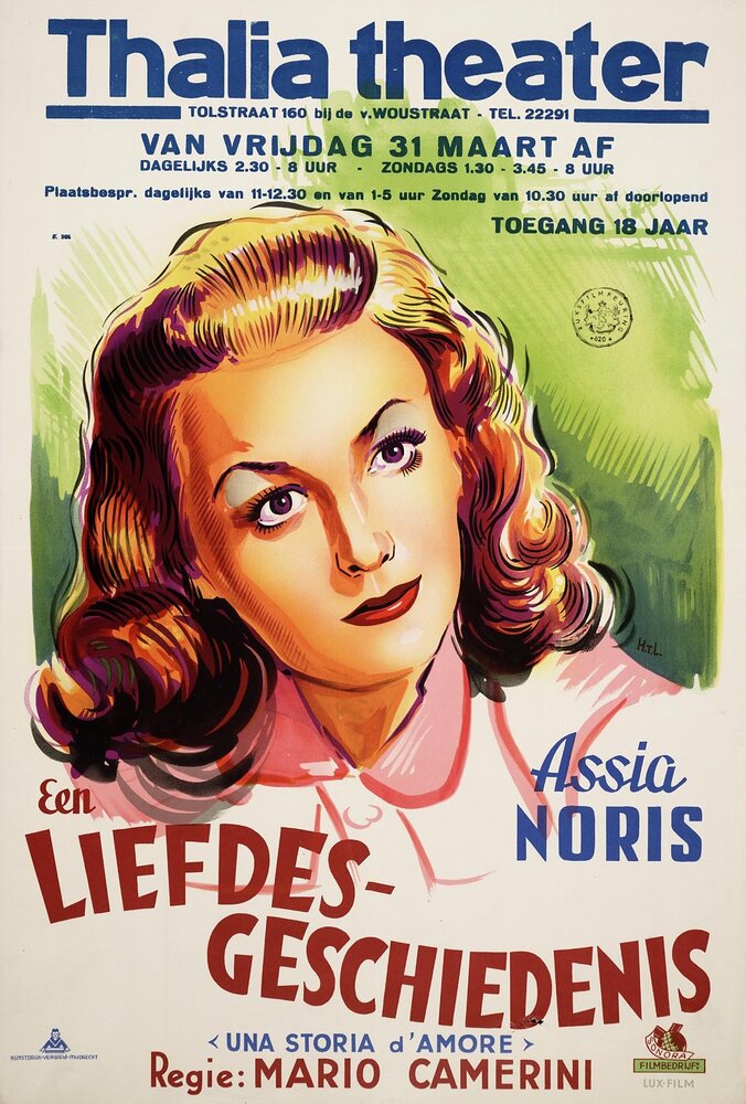 История одной любви (1942) постер