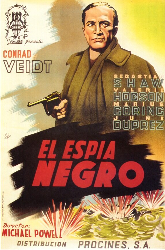 Шпион в черном (1939) постер