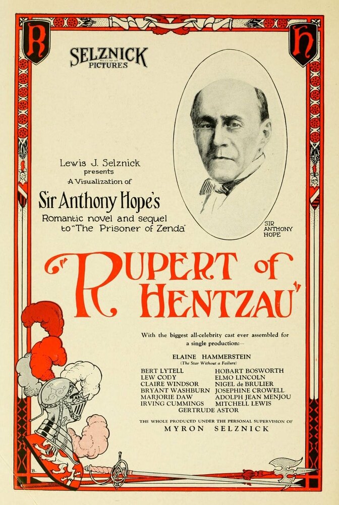 Rupert of Hentzau (1923) постер