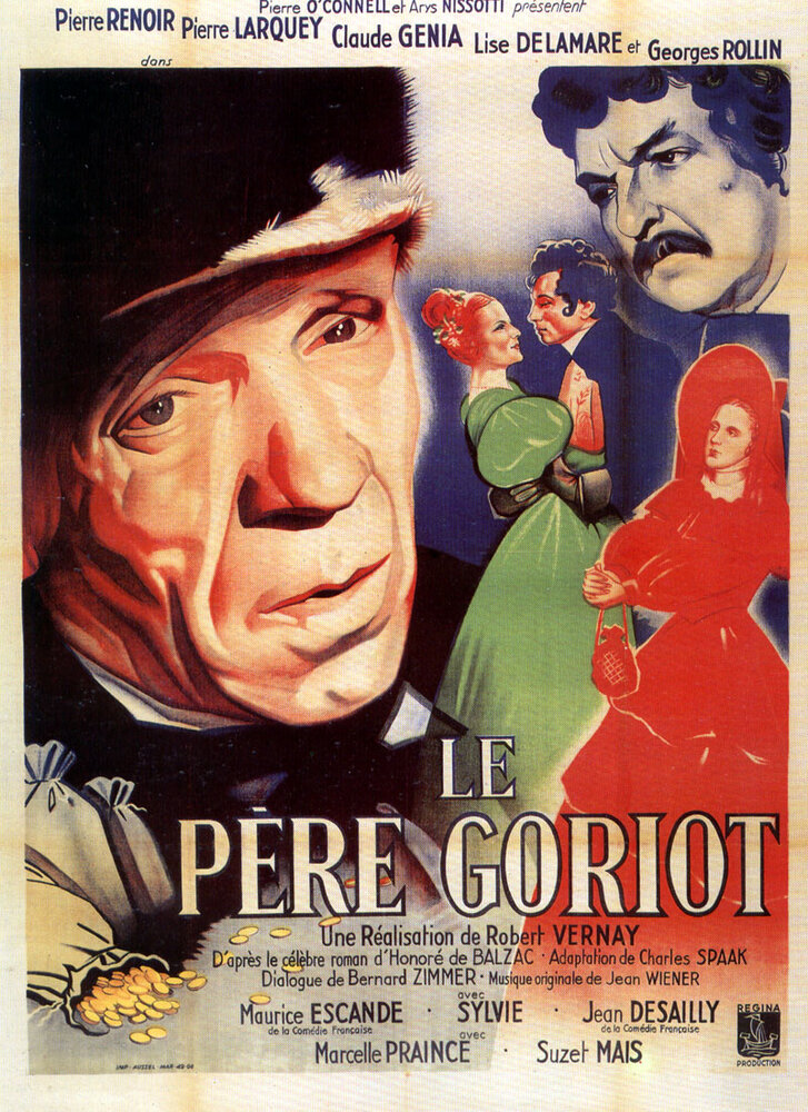 Отец Горио (1945) постер