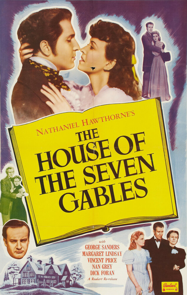 Дом о семи фронтонах (1940) постер