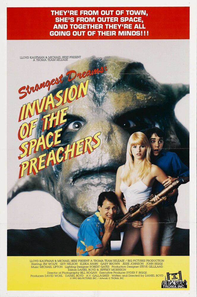 Странные сны: Атака проповедников из космоса (1990) постер