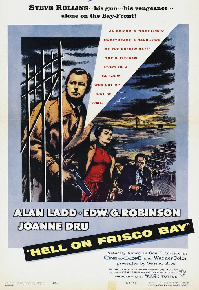 Ад в заливе Фриско (1955) постер
