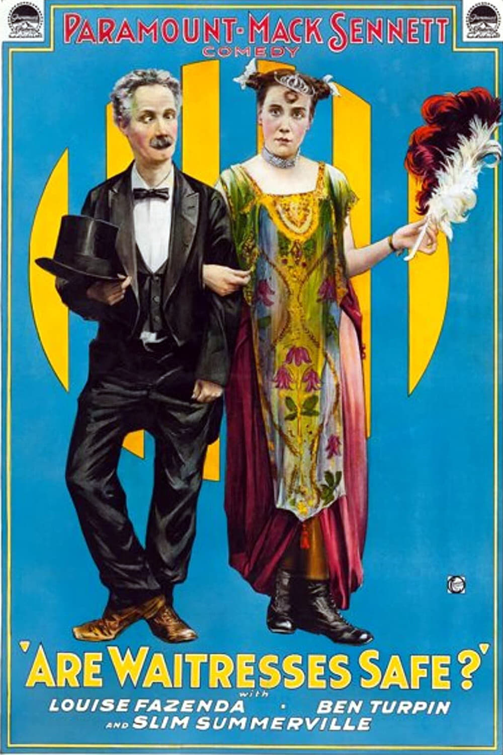 Are Waitresses Safe? (1917) постер