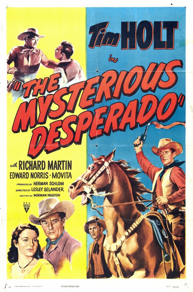 The Mysterious Desperado (1949) постер