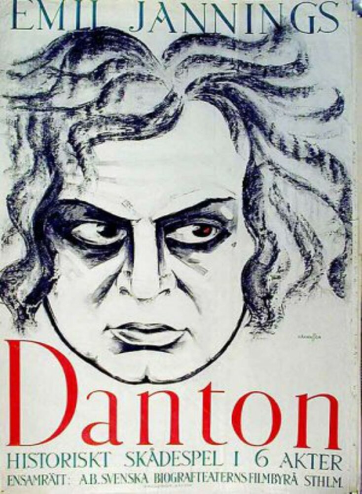 Дантон (1921) постер