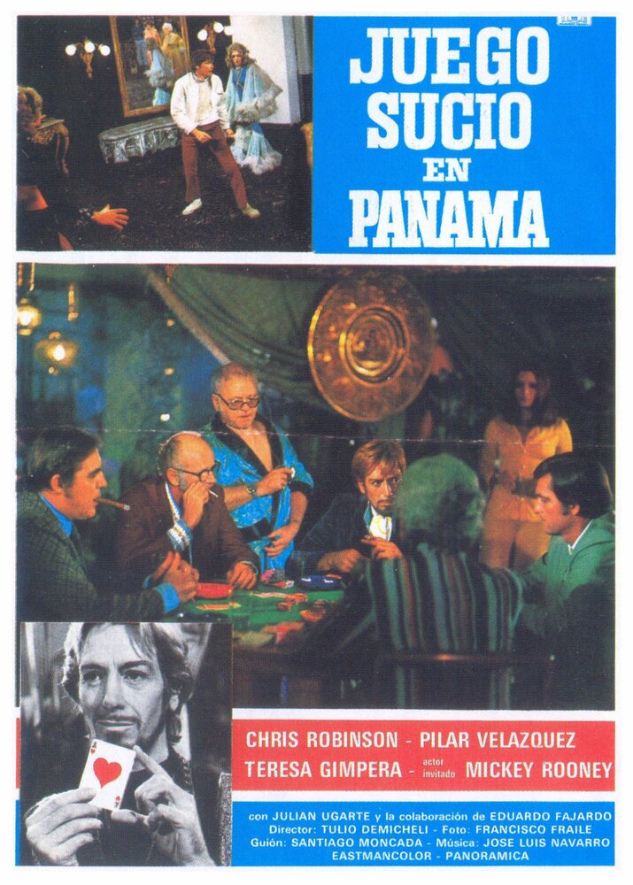 Juego sucio en Panamá (1975) постер