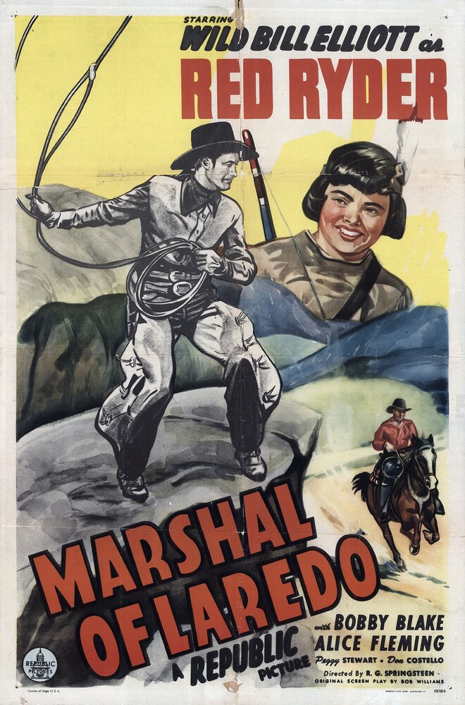 Marshal of Laredo (1945) постер