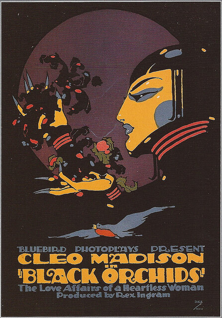 Черная орхидея (1917) постер