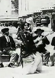 Испанский танец на празднике труппы фламенко (1900) постер