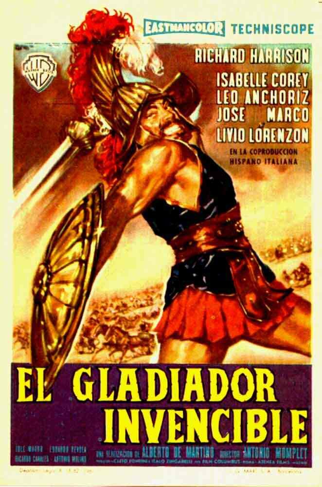 Непобедимый гладиатор (1961) постер