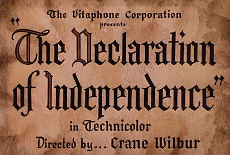 Декларация независимости (1938) постер