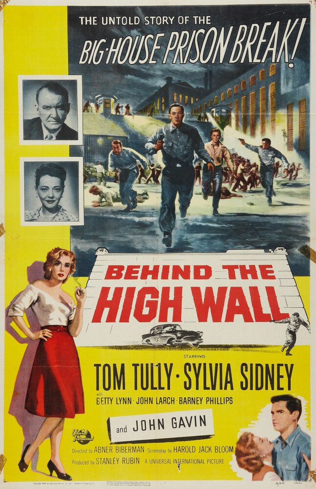 Behind the High Wall (1956) постер