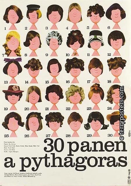30 девушек и Пифагор (1973) постер