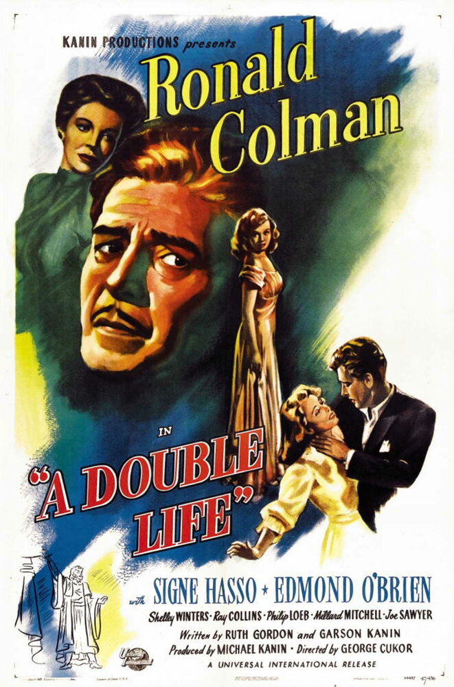 Двойная жизнь (1947) постер