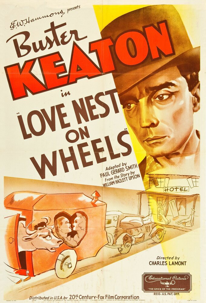 Любовное гнездышко на колесах (1937) постер