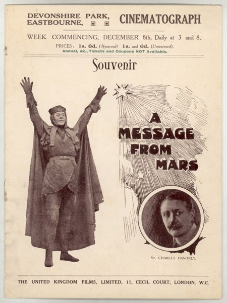 Послание с Марса (1913) постер