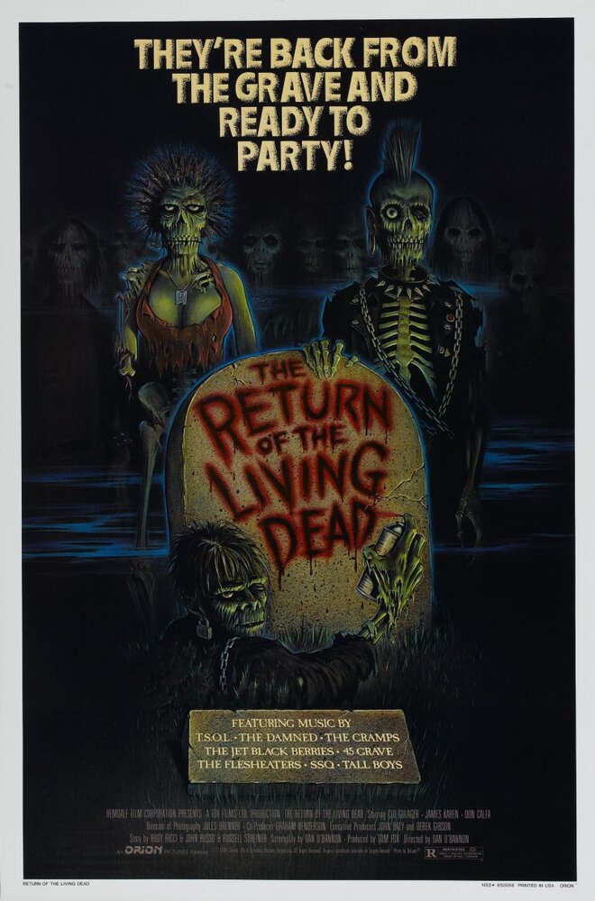 Возвращение живых мертвецов (1984) постер