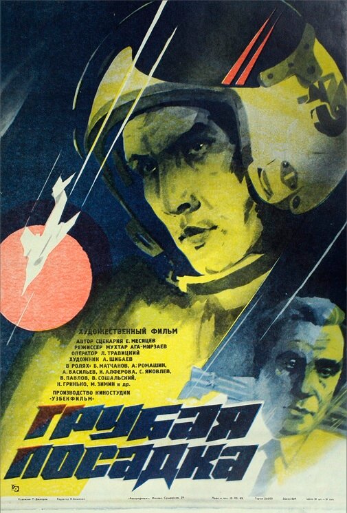 Грубая посадка (1985) постер